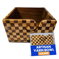 Thumbnail for Artisan Yarn Bowl | Square