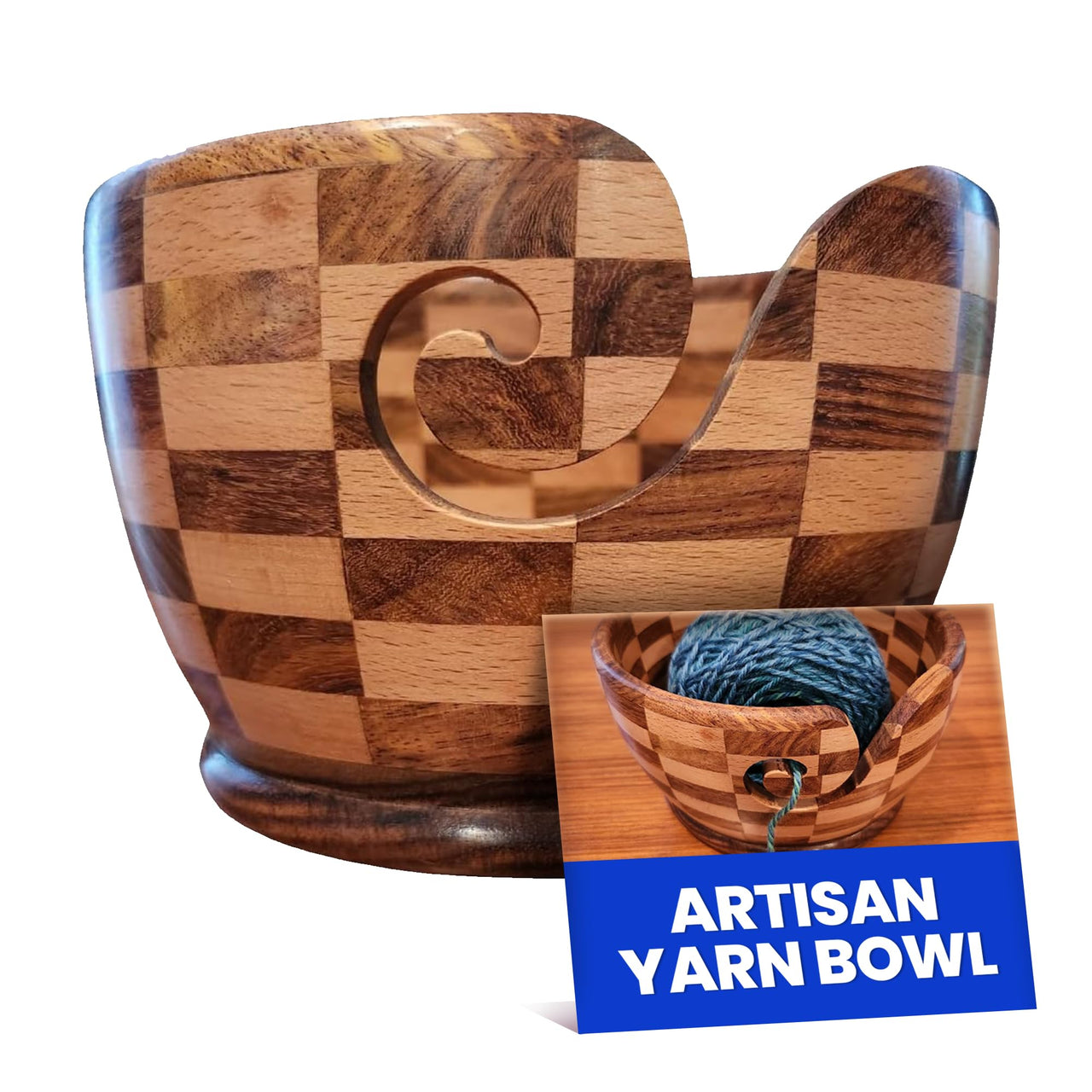 Artisan Yarn Bowl | Round