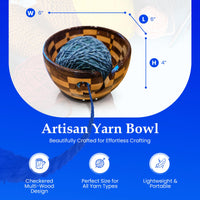 Thumbnail for Artisan Yarn Bowl | Round