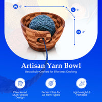 Thumbnail for Artisan Yarn Bowl | Round