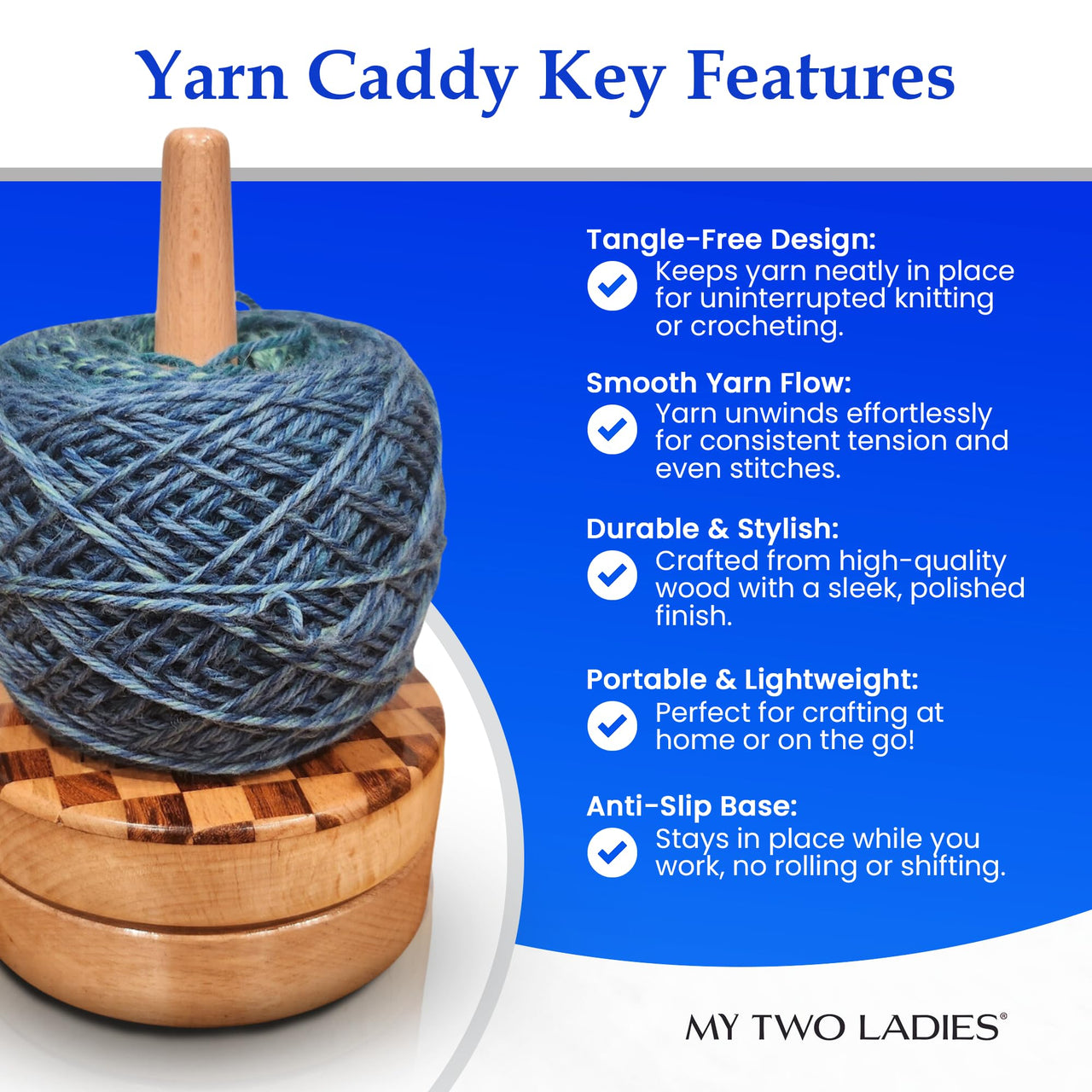 Artisan Yarn Caddy | w/Premium Case