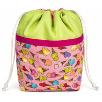Thumbnail for Stylish 9 Pocket Drawstring Project Bag | Ice Cream Joy