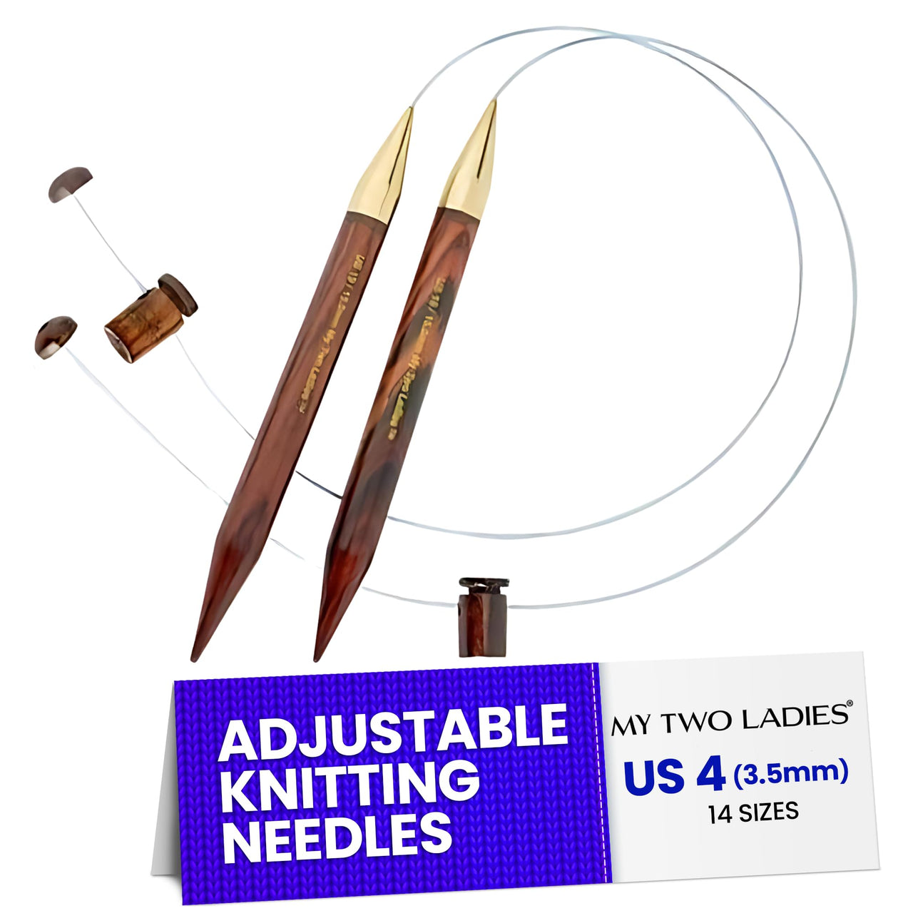 Original | Rosewood | Adjustable Knitting Needles