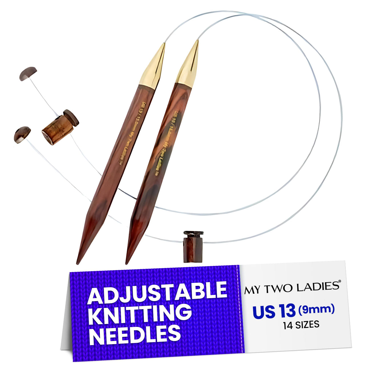 Original | Rosewood | Adjustable Knitting Needles