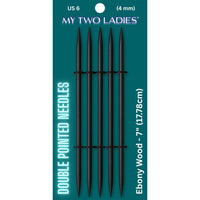 Thumbnail for Infinity | Double Pointed Needles | Ebony | 11 Sizes