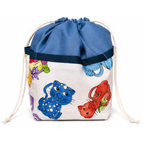 Thumbnail for Stylish 9 Pocket Drawstring Project Bag | Cool Cats