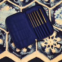 Thumbnail for Infinity | Crochet Hook Set | Ebony | Sizes J, K, L, M, N, O | w/custom case