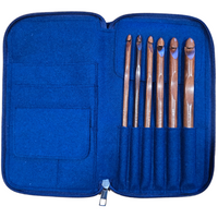 Thumbnail for Crochet Hook Set | Rosewood | Sizes J, K, L, M, N, O | w/custom case