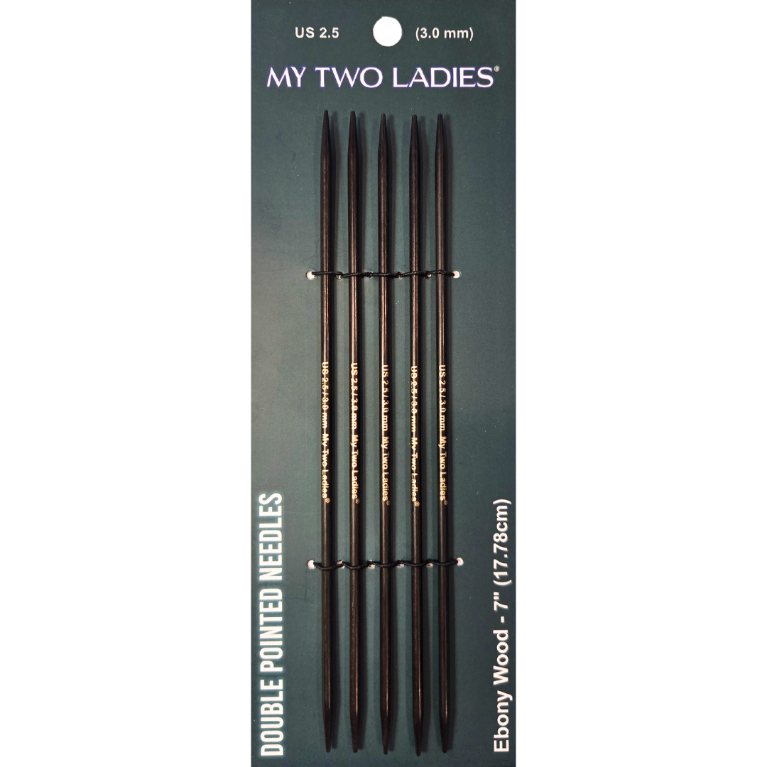 Infinity | Double Pointed Needles | Ebony | 11 Sizes