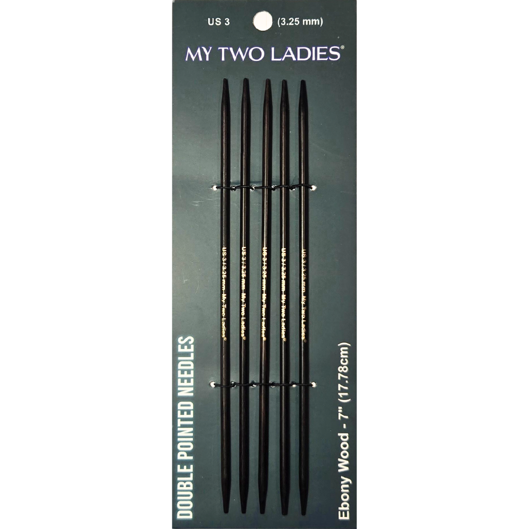 Infinity | Double Pointed Needles | Ebony | 11 Sizes