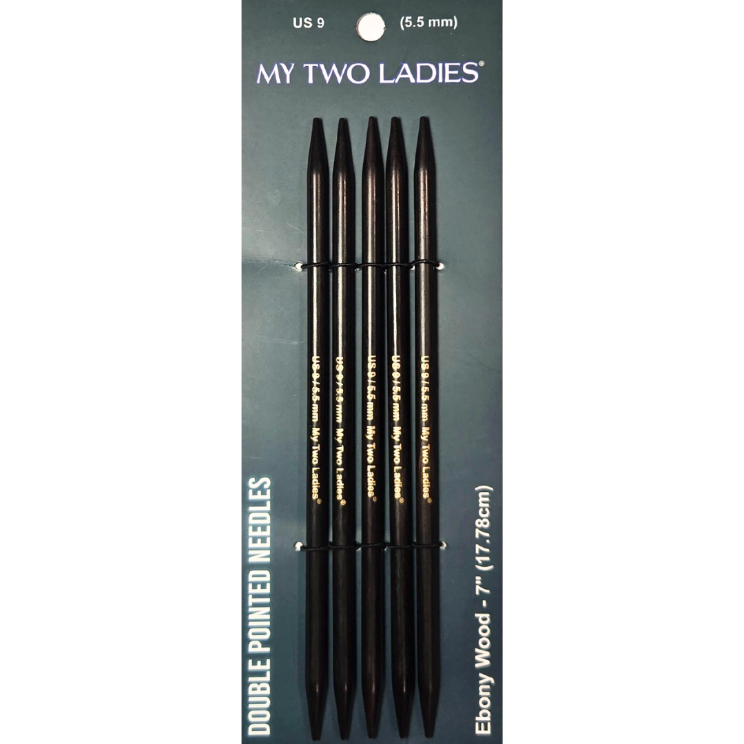 Infinity | Double Pointed Needles | Ebony | 11 Sizes