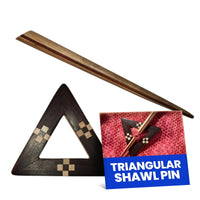 Thumbnail for Triangular Shawl Pin w/stick